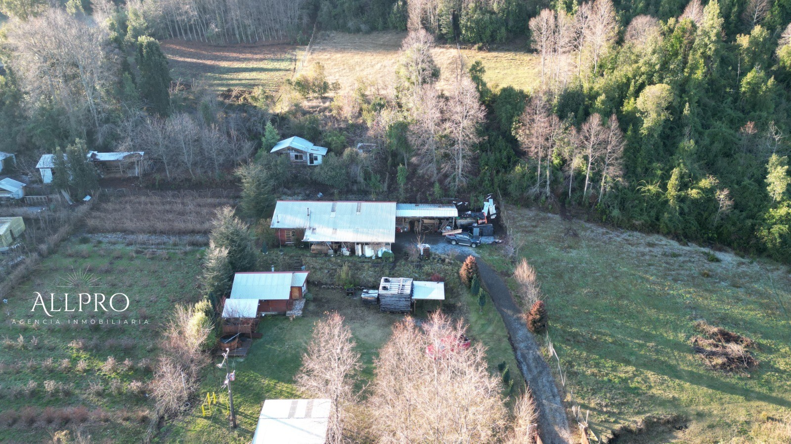 🏡 Hermoso Terreno con Cabaña en Venta – Cudico, Villarrica (1 hectárea – 10.000 m²)